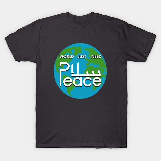 World Peace T-Shirt by Safa